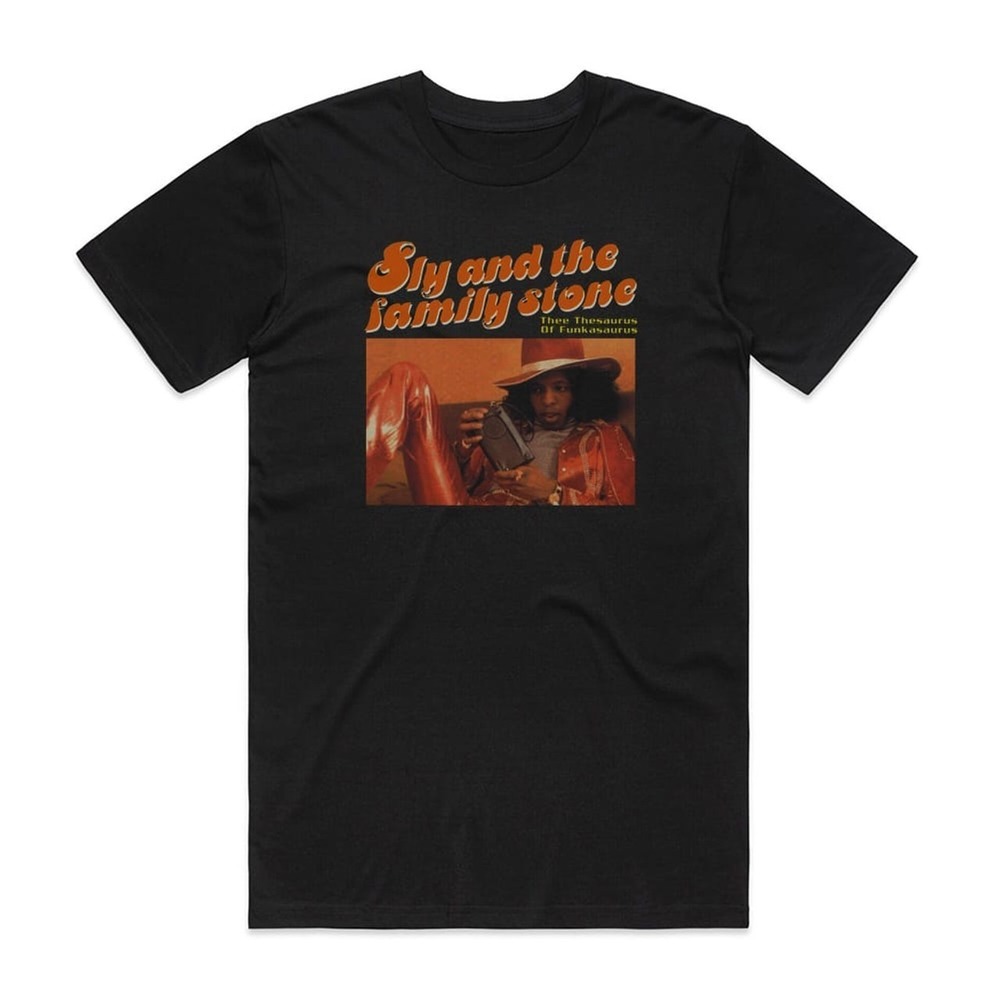 Sly And The Family Stone Thee Thesaurus Of Funkasaurus Album Cover Shirt
